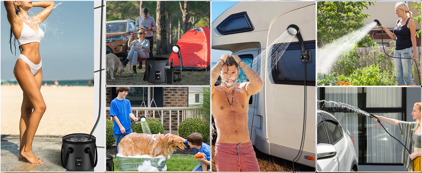 Spopal Portable Shower for Camping