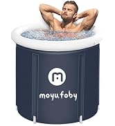 Ice Bath Tub For Athletes,Cold Plunge For Outdoor Inflatable Bathtub Foldable Tub for Hot Bath Co...
