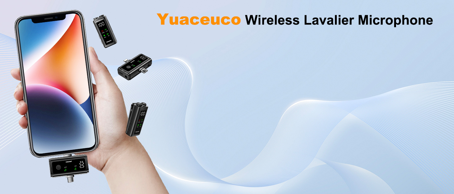 Wireless Lavalier Microphone for iPhone