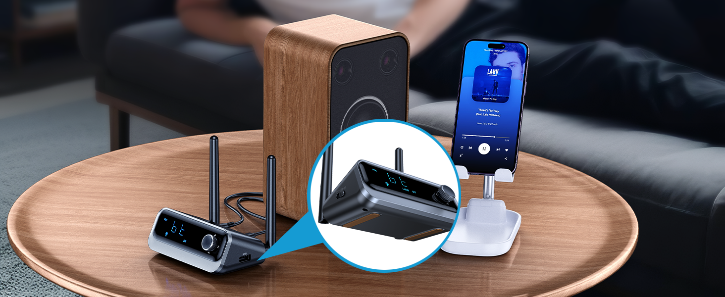 Bluetooth receiver Anti-slip Design