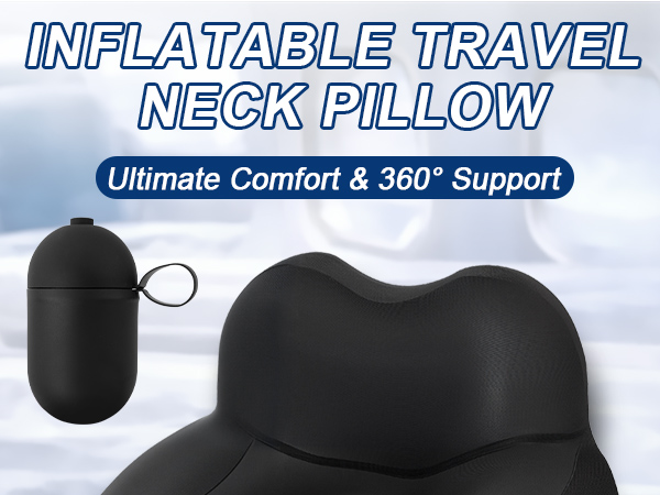 Inflatable Neck Pillow for Traveling