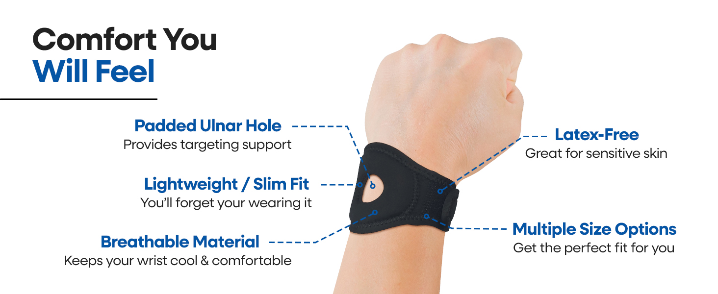 wrist wrap TFCC carpal tunnel wrist tendonitis