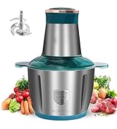 Food Processor,Electric Food Chopper,Fast Shredding for Meat, Vegetables, Fruits and Nuts,Electri...