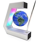 Flagest Magnetic Levitation Globe with LED Lights &amp; Touch Control and Pen, Floating Globes for Ed...