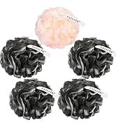 Fxlsrfh Bath Loofah Sponge 70g Large Shower Pouf, 5 Pack Soft Mesh Body Scrubber, Exfoliating Bat...