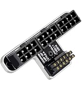 WLGQ ATX 3.0 12VHPWR 16-Pin to 3X 8-Pin PCIe 5.0 Graphics Card Power Adapter, 600W, 90-Degree Alu...