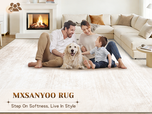 MXSANYOO Beige Rug