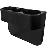 DXNQ Car Cup Holder Gap Filler Organizer, Multifunctional Auto Front Console Gap Filler with Cup ...