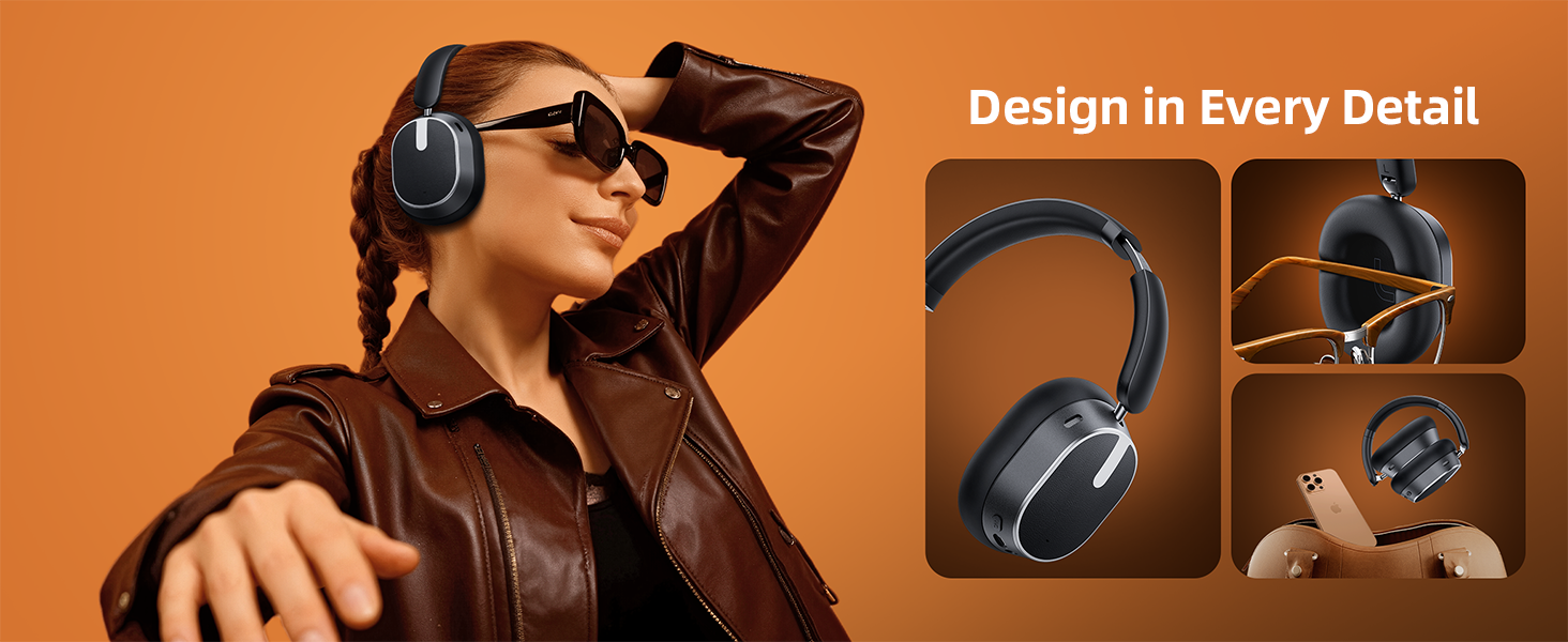 headphones over ear