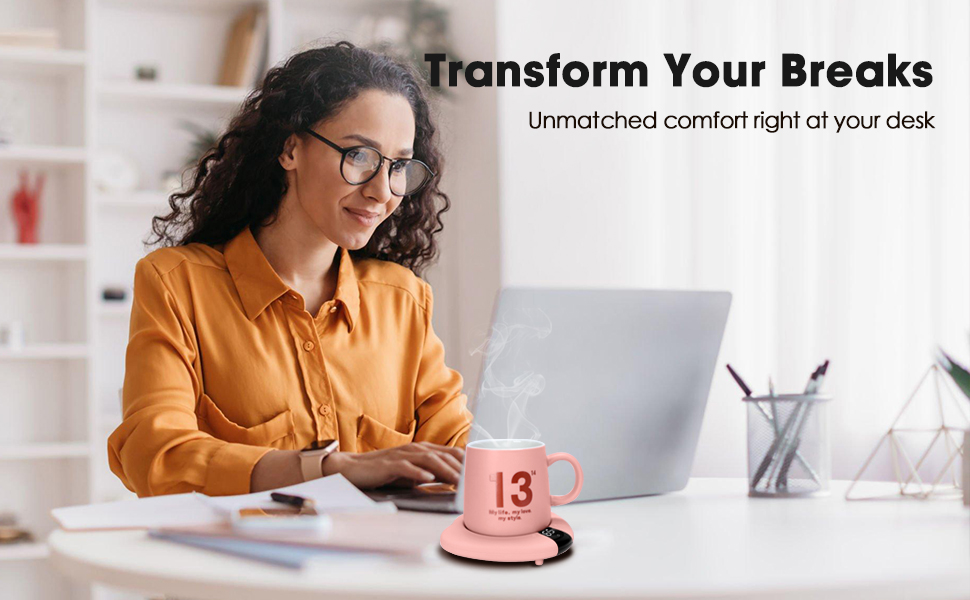 TRILINK Coffee Mug Warmer-Pink