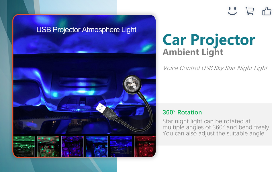 Car Projector Ambient Light