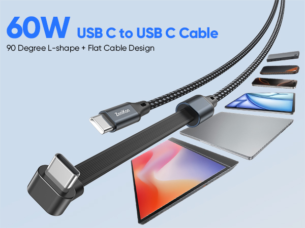 right angle usb c