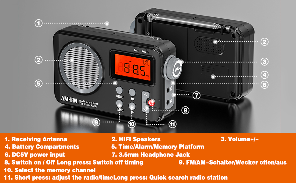 battery powered radio