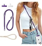 GMETINK 3-in-1 Cell Phone Lanyard 1 Pack + Wrist Strap 1 Pack - Convertible Crossbody Strap with ...