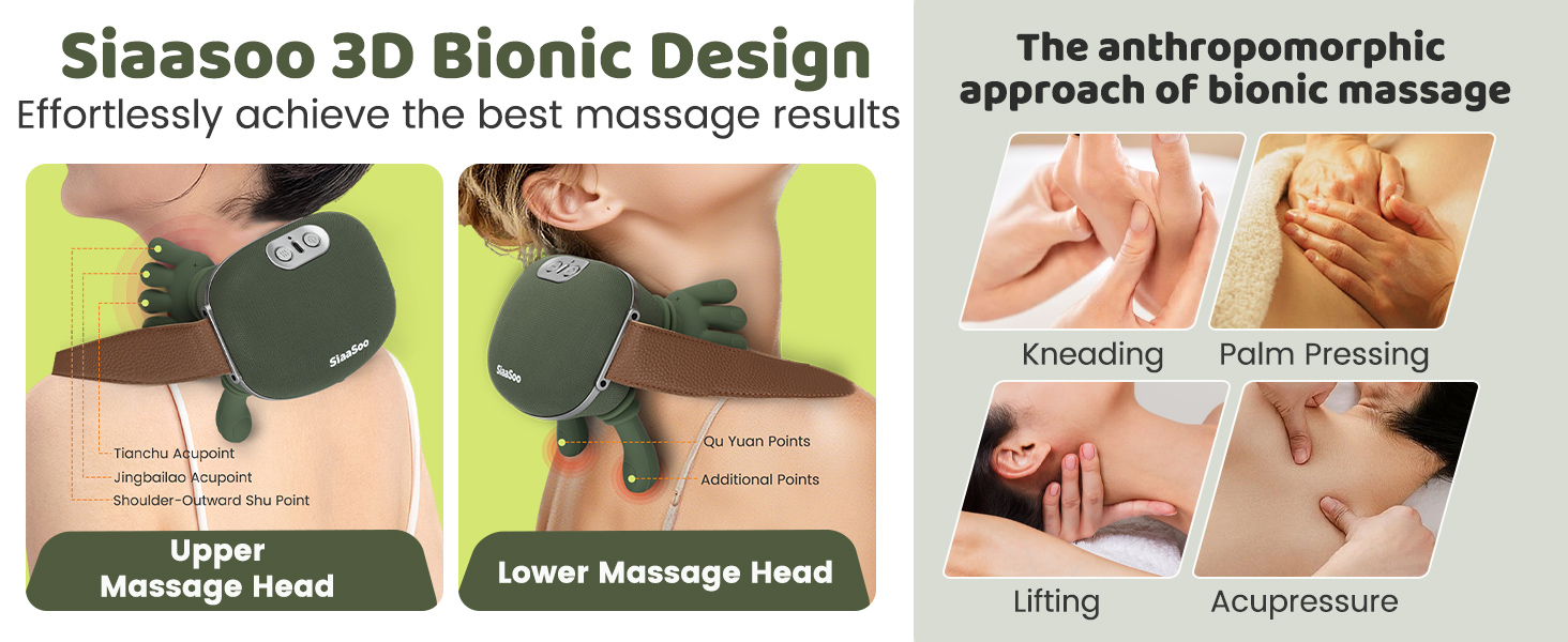 Ergonomic massage experience