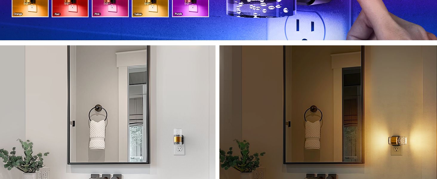 night light dusk to dawn sensor light sensor auto on off