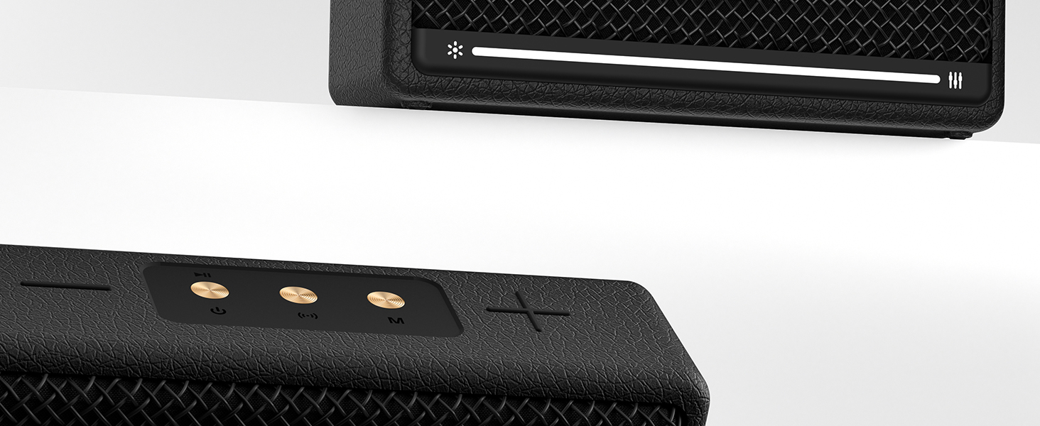 Bluetooth speaker with easy button control