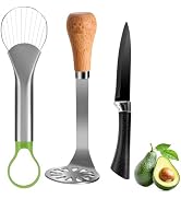 OERPHO Avocado Slicer Tool 3 in 1, Stainless Steel Avocado Cutter Tool Set, Avocado Masher &amp; Avoc...