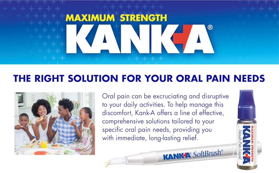 Family enjoying food and Kank-A products to the right