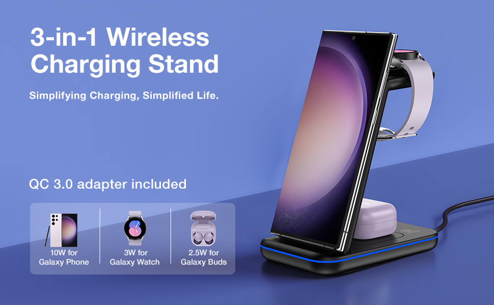 wireless charging station for samsung