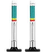 Car Tire Tread Depth Gauge 32nds,Puibers 2 PCS Truck Tire Depth Gauges with Six-Sided Smart Color...