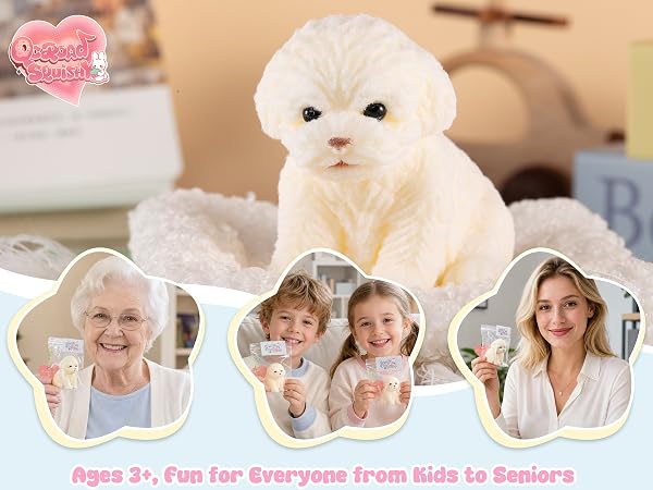 Puppy Taba Dog Squishy - Ultra Soft Silicone Dog Squishy
