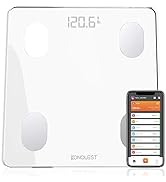 Konquest Premium Smart Digital Bathroom Scale, Wireless Bluetooth, BMI, Body Weight, Body Fat, Bo...