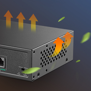 10-Port Fast Ethernet PoE Switch