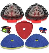 Spin Mop Replacement Head Compatible with O Cedar EasyWring 1 Tank,Scrubber Heads,Scrub Brush Att...