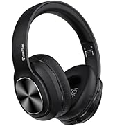 TuneFlux Wireless Bluetooth Headphones Over Ear, 80H Playtime, 3EQ Sound Modes, HiFi Stereo Headp...