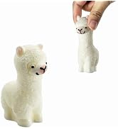Luckana Handmade Alpaca Tabas Squeeze Toys, Sticky Stress Relief Sheep Animal Squishies Toy for K...
