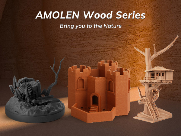 Wood Families bundle sets-Ebony/ Cherry Wood/ Bamboo Wood