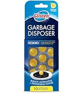 Glisten Garbage Disposer Freshener, Sink Disposal Odor Eliminator, Quick and Easy-to-Use, Lemon S...