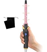 Ukliss Mini Curling Iron for Short Hair, Creates Perfect Tight Ringlets &amp; Bangs, Fast Heat 30s, 5...