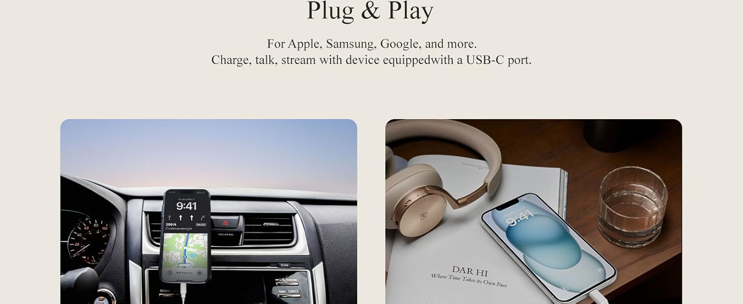 Widely compatible with USB-C devices and audio devices with 3.5mm plug