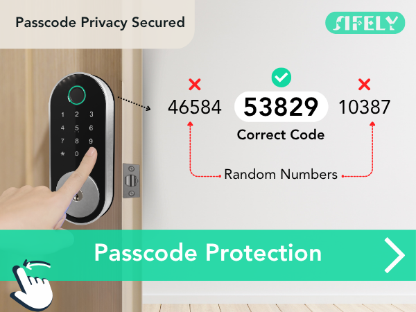 Sifely O wifi passcode access protection