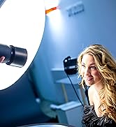 RALENO 80W LED Video Light, Continuous Output Lighting with 7200Lux 5600K CRI95+, Studio Lights w...