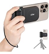 KIWIFOTOS Magsafe Phone Camera Grip Magnetic Phone Tripod Handle with Bluetooth Remote &amp; Cold Sho...