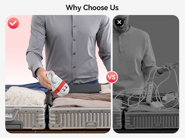 small power strip,extension cord with usb ports travel outlet travel power strip with usb c ports 