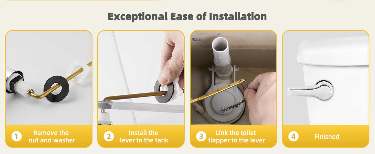 toilet flush handle and lever