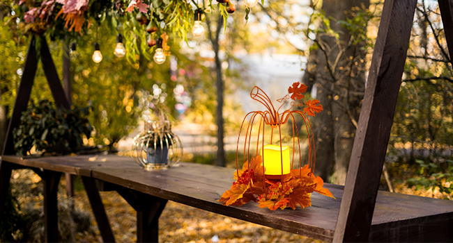 fall lantern outdoor