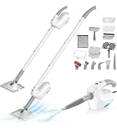 10-in-1 Steam Mop with Detachable Handheld Steamer, Multi &amp; Up Steam Cleaner for Home with 350ml ...