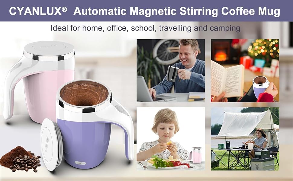 Stirring Coffee Mug