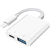 USB Camera Adapter, USB Female OTG Adapter Compatible with iPhone iPad, Portable USB Adapter for ...