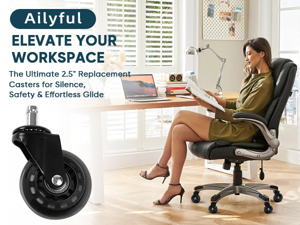 2.5 Inch Office Chair Wheels