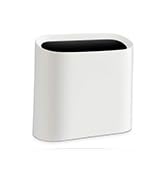 SUBEKYU 2.3 Gal Trash Can for Bathroom, Small Office Garbage Can for Kitchen, Slim Rectangular Wa...