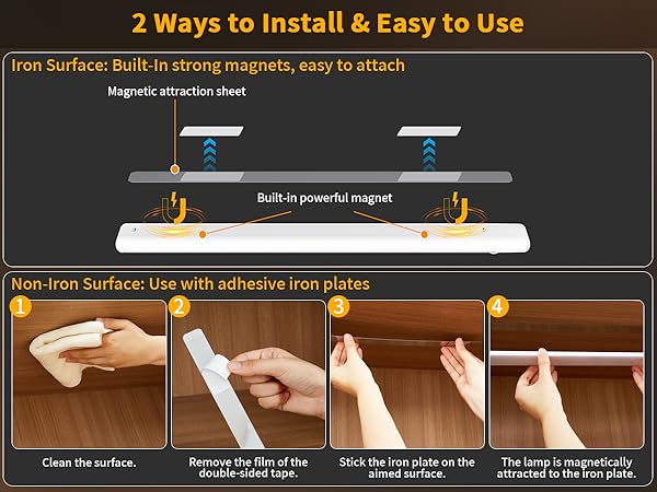 rechargeable under cabinet lights
