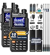 BAOFENG Radios UV-26 10W Ham Radio, VHF/1.25/ UHF Handheld Long Range,8PCS Antennas&amp;4PCS 2500mAh ...