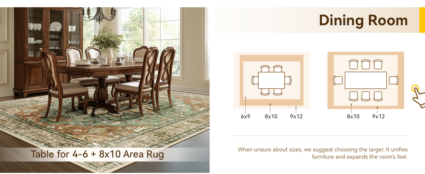 rugs for dining room