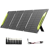 GrnOas.E 100W Foldable Solar Panel kit with Controller,Portable Solar Charger for Portable Power ...